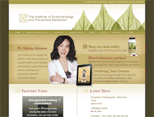 Tablet Screenshot of drmarinajohnson.com